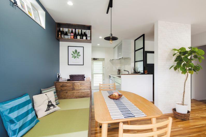 キッチンとダイニングの行き来が楽な間取り