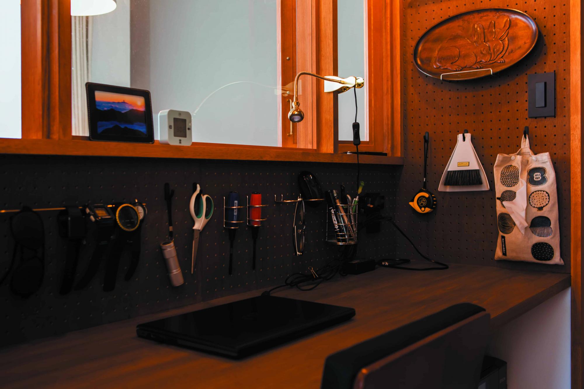 DIYもできる書斎スペース。