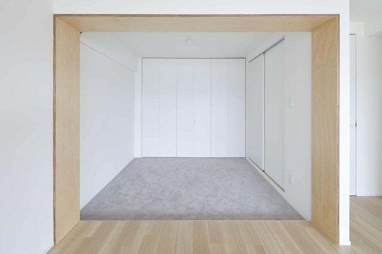 LDKに隣接されたファミリースペース。来客時の寝室にもなる