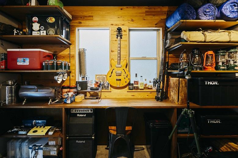 趣味と暮らしやすさを両立した住まいがリノベーションによって完成した。