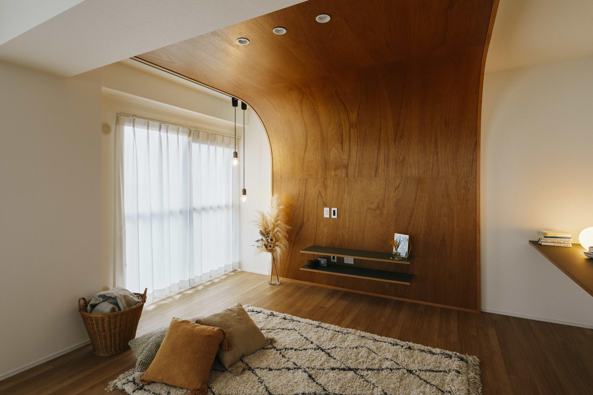 特に木目の良い板を選定して、質感の高さも追求しました。