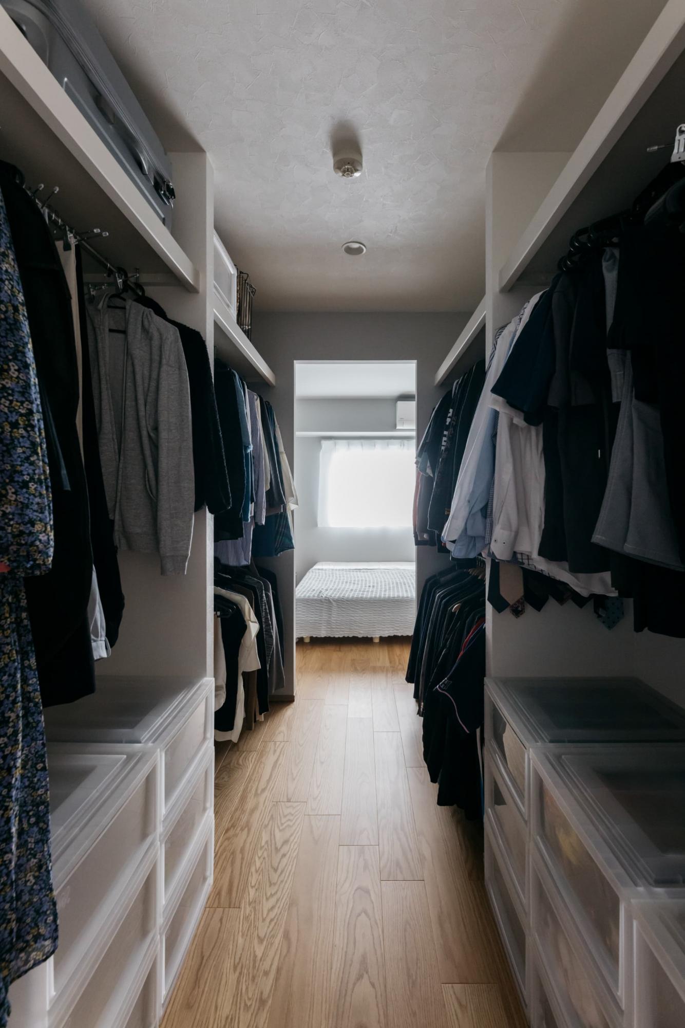 WICは廊下と主寝室から行き来できる生活動線が考えられた間取りです。