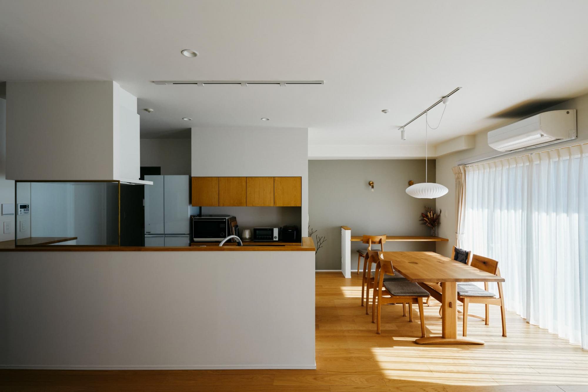 シンプルでナチュラルなインテリアデザイン。