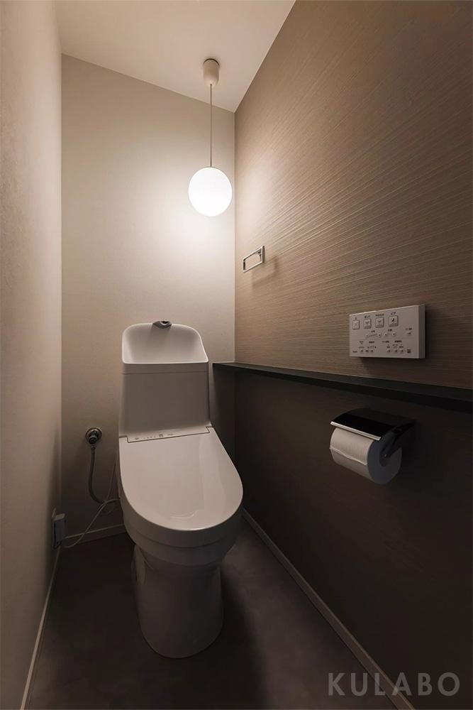 「趣味で彩る余白のある暮らし」のお風呂・洗面所・トイレ