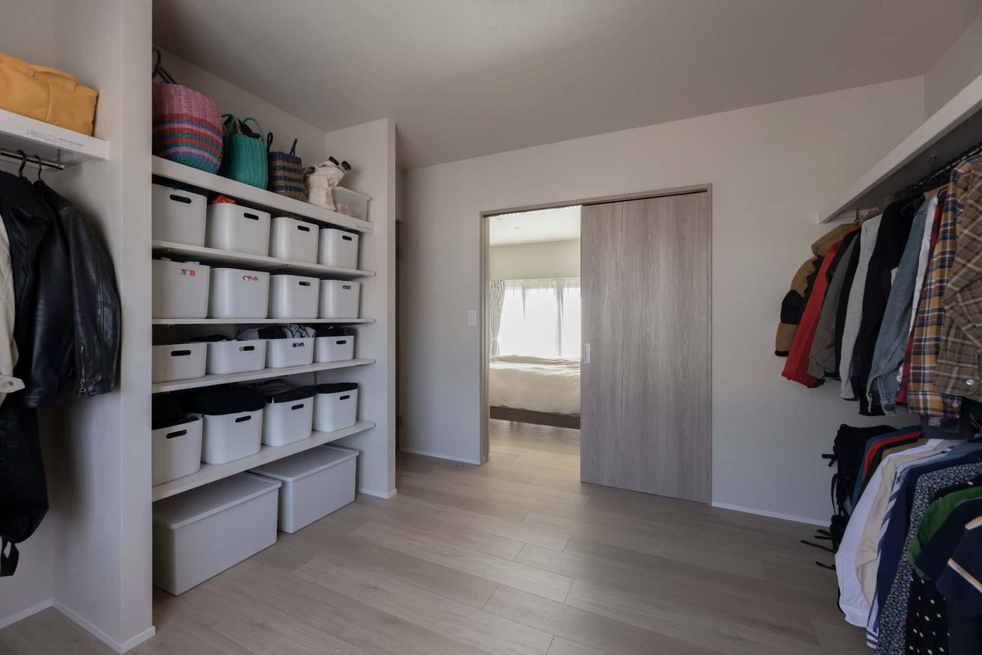 「あの頃の面影を残し未来へ繋ぐ家」の収納・クローゼット