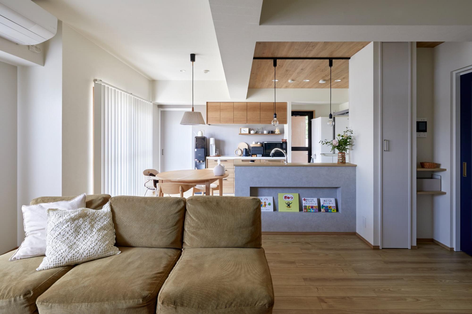 北欧ナチュラルをコンセプトにした、優しさと温もりが存分に感じられる空間。