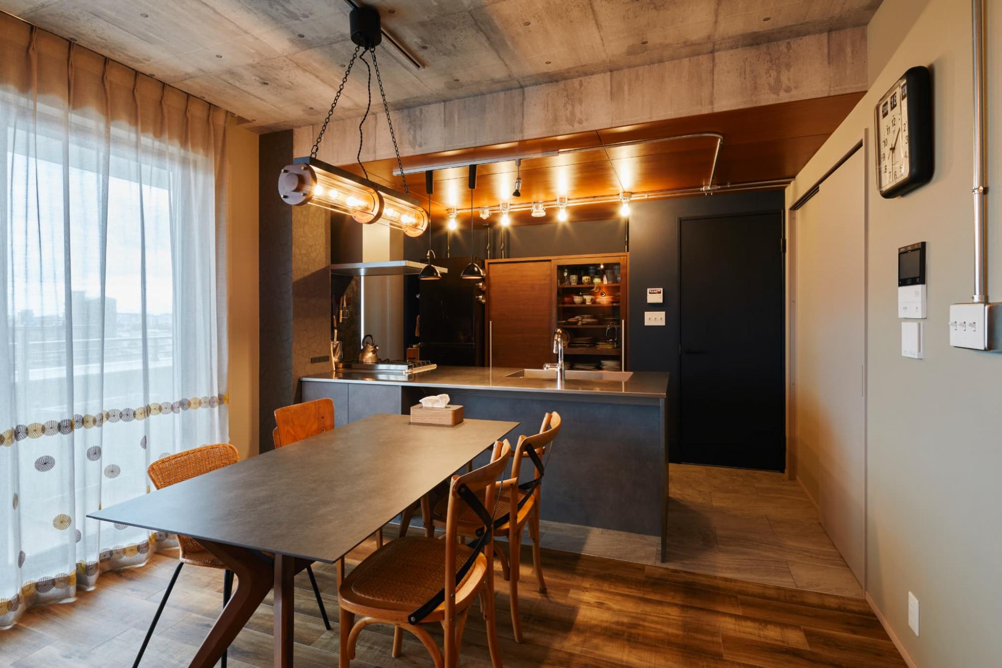 「ViNTaGe pattern」のリビングダイニング