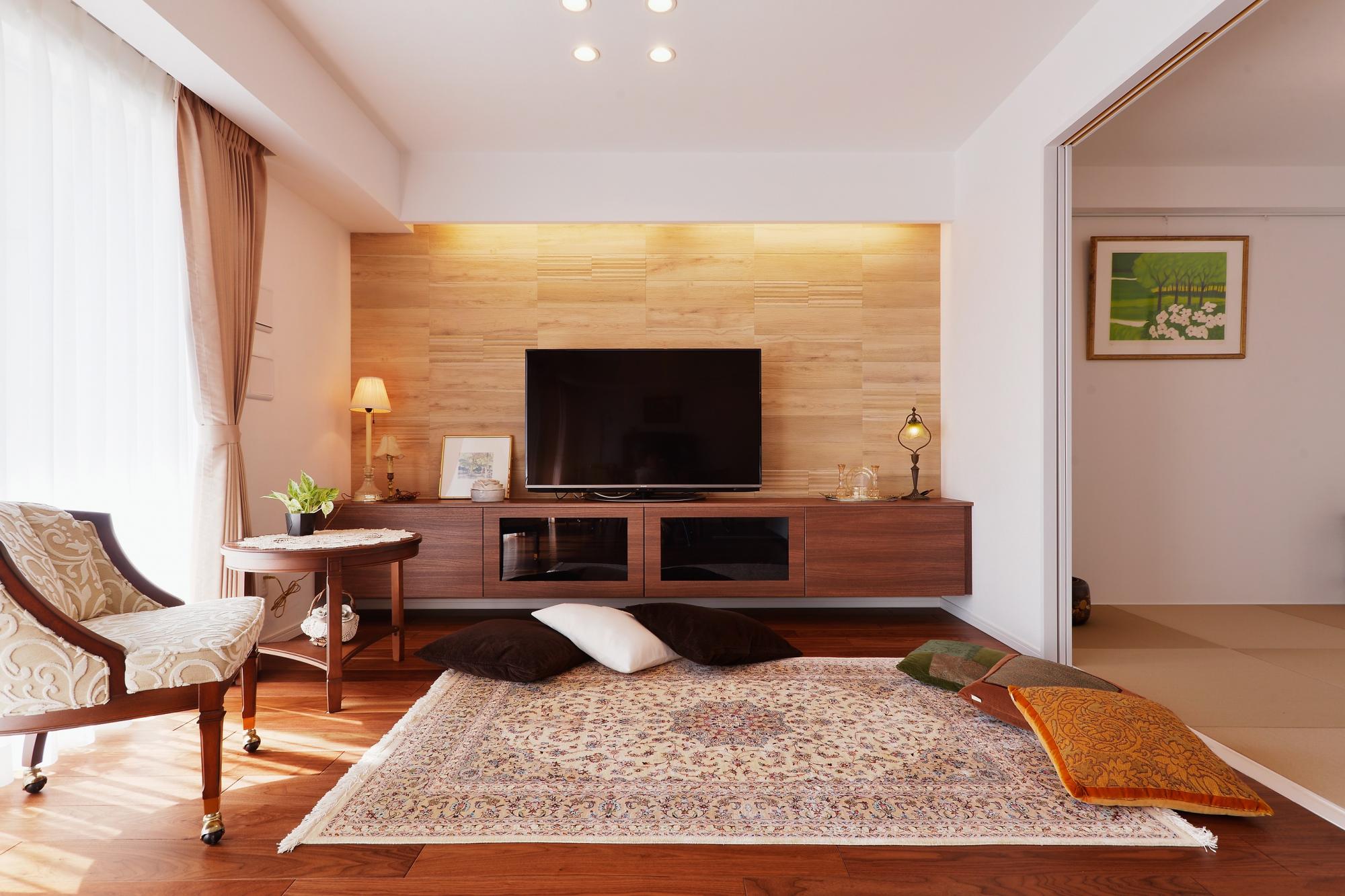 大きな間取変更はせず日常の生活が楽しくなる空間創りに重点を置いたプランニングです。