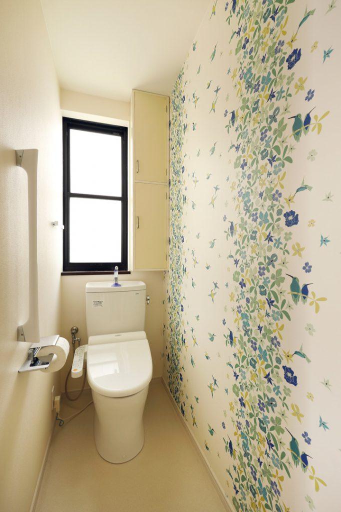 お好みのクロスで明るく爽やかな空間に仕上げました。