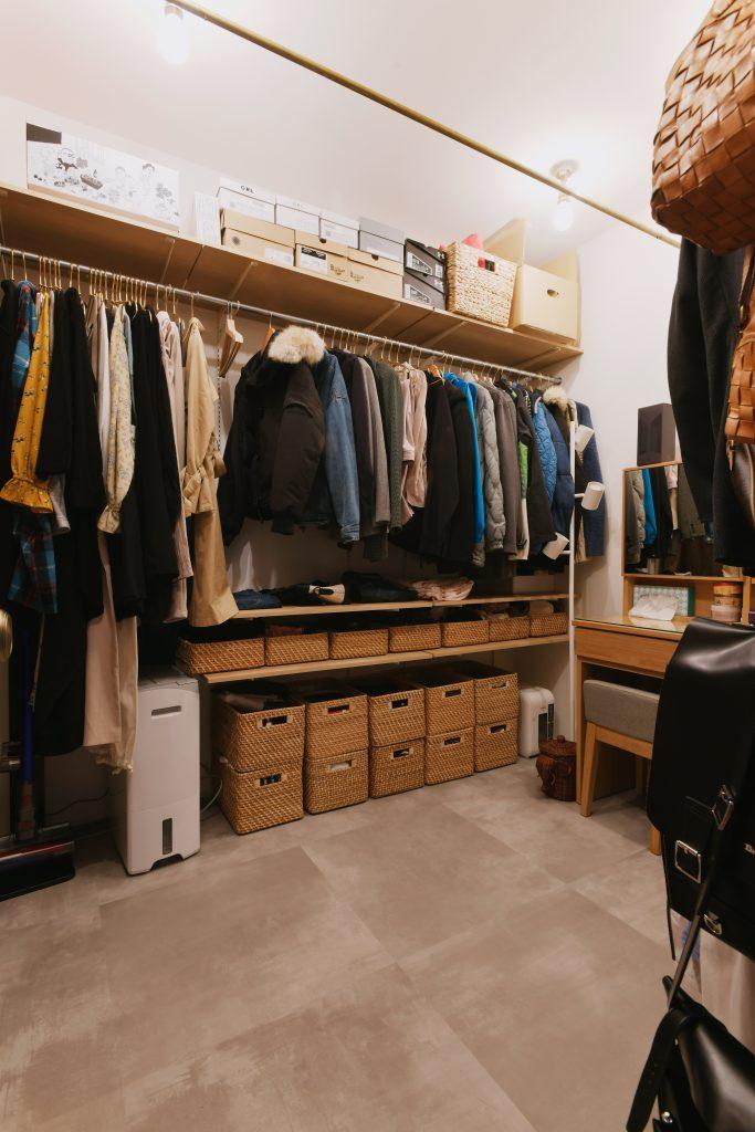 以前よく通っていたというお気に入りのカフェの内装を参考にしています。収納の内装にもしっかりこだわりました。