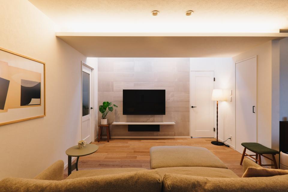 随所に間接照明を採用。夜になるとまたグレード感が一層増します。