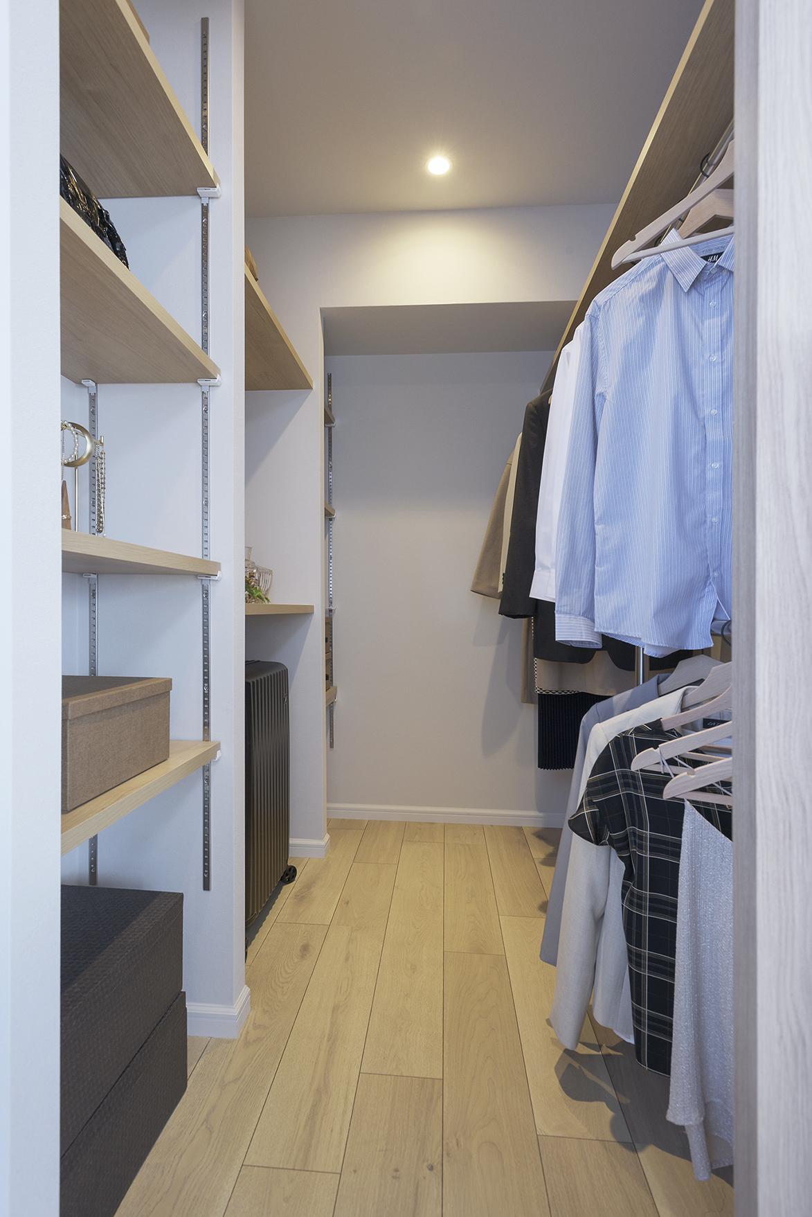 「ナチュラル＋和モダン」の収納・クローゼット