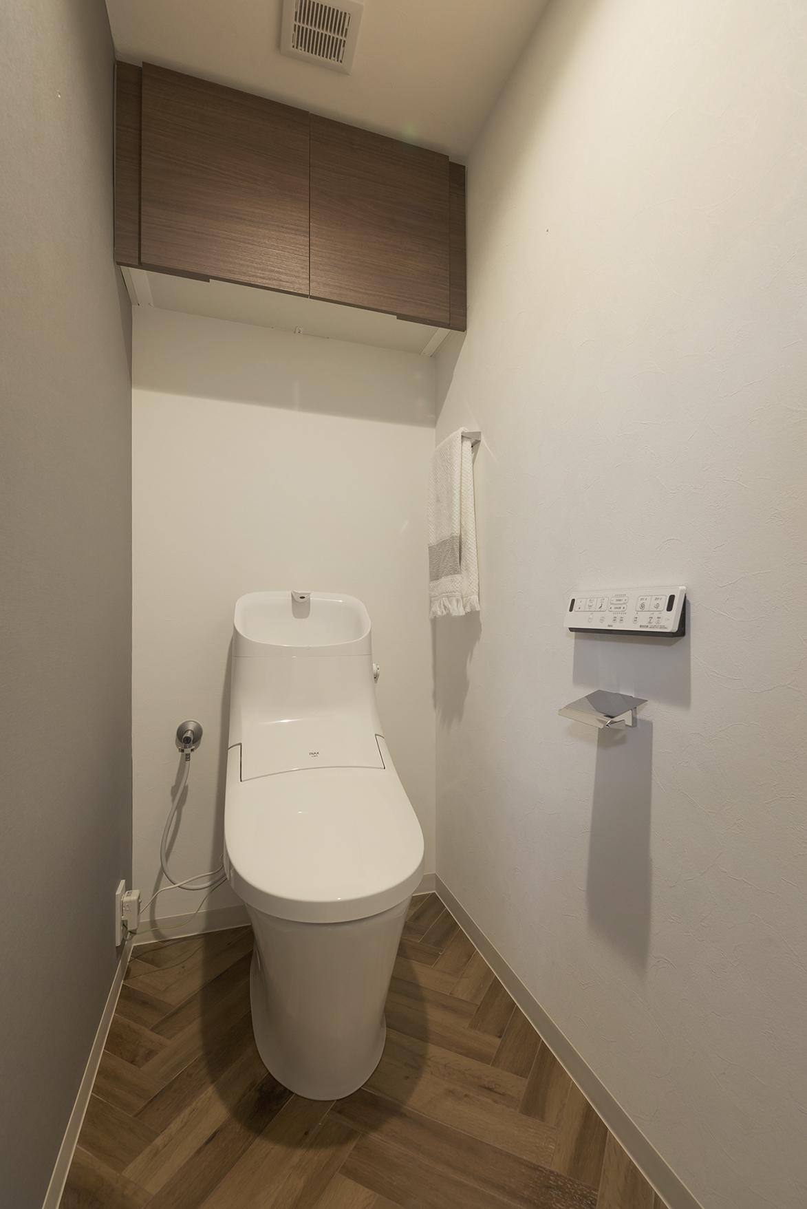 「herringbone×blue」のお風呂・洗面所・トイレ