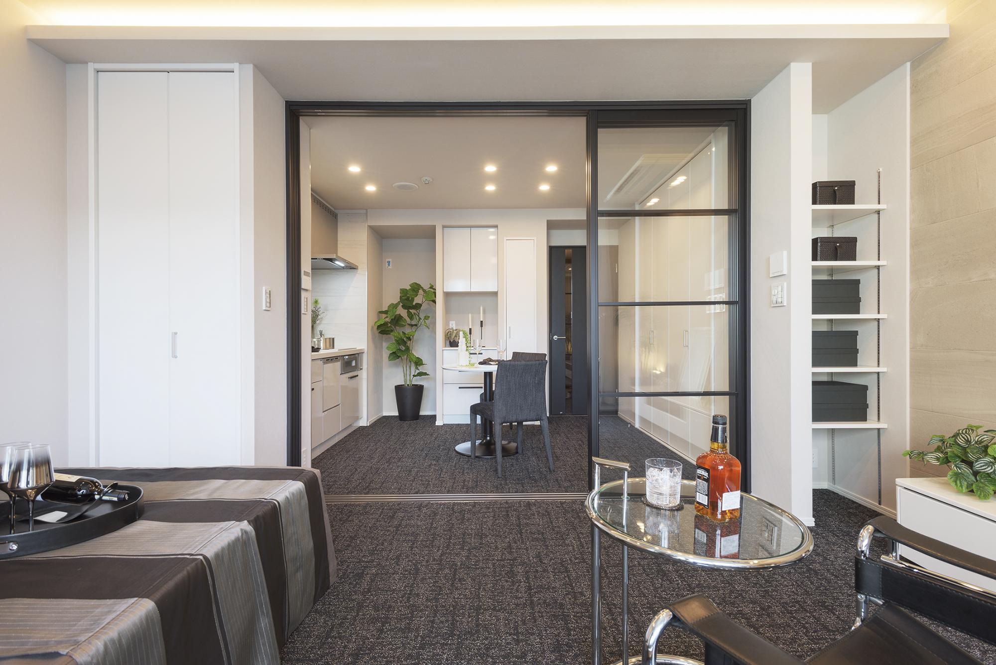 「ホテルライク　コンパクトリノベーション」の寝室