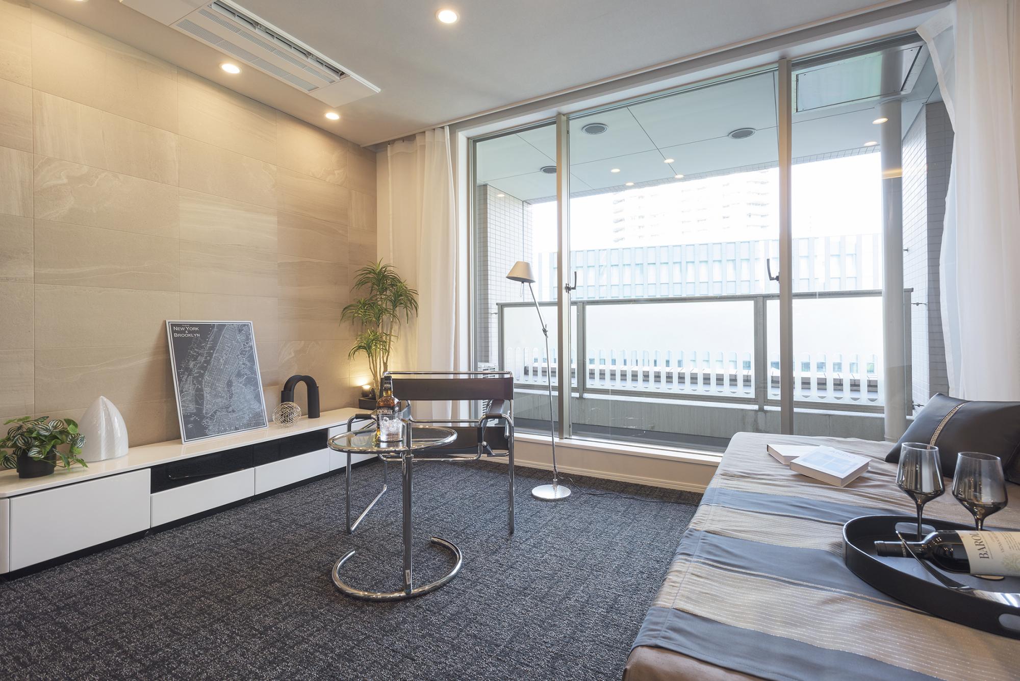 「ホテルライク　コンパクトリノベーション」の寝室