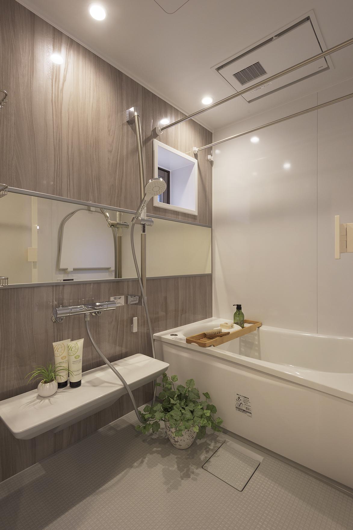 「おうちカフェ風」のお風呂・洗面所・トイレ