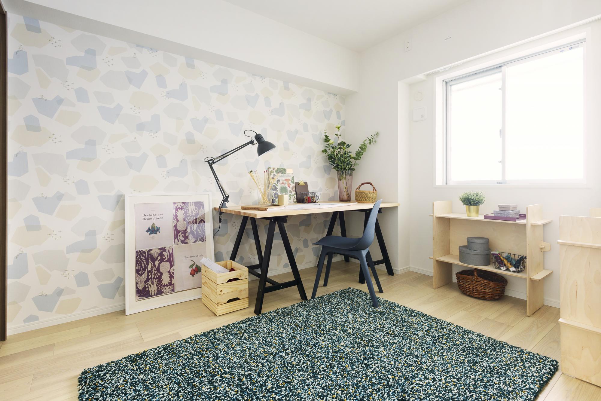 「室内窓のある生活」の子供部屋