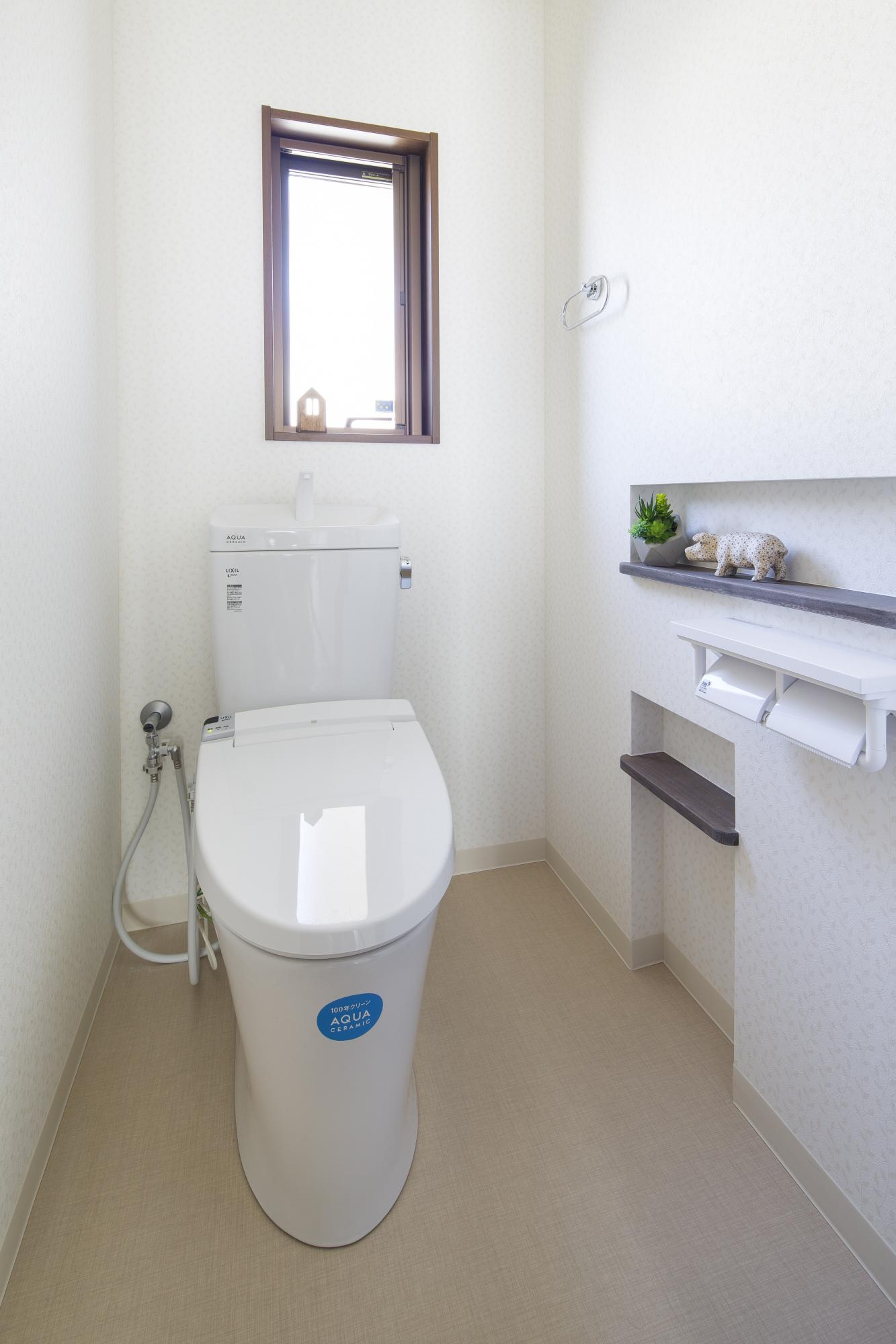 「高断熱・高気密×熱交換換気システムで、いつまでも安心して暮らせる平屋」のお風呂・洗面所・トイレ