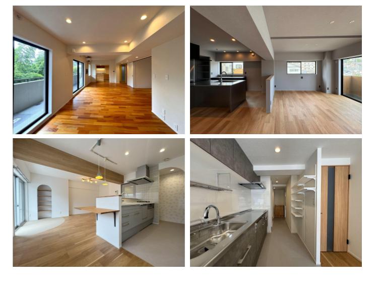 【ワンストップサービス】
➀資金計画②物件探し➂リノベーション設計④お引き渡し⑤アフターサポートまで、一気通貫でサポートします。
複雑な住まい探しも1つの窓口だから安心してお任せいただけます！