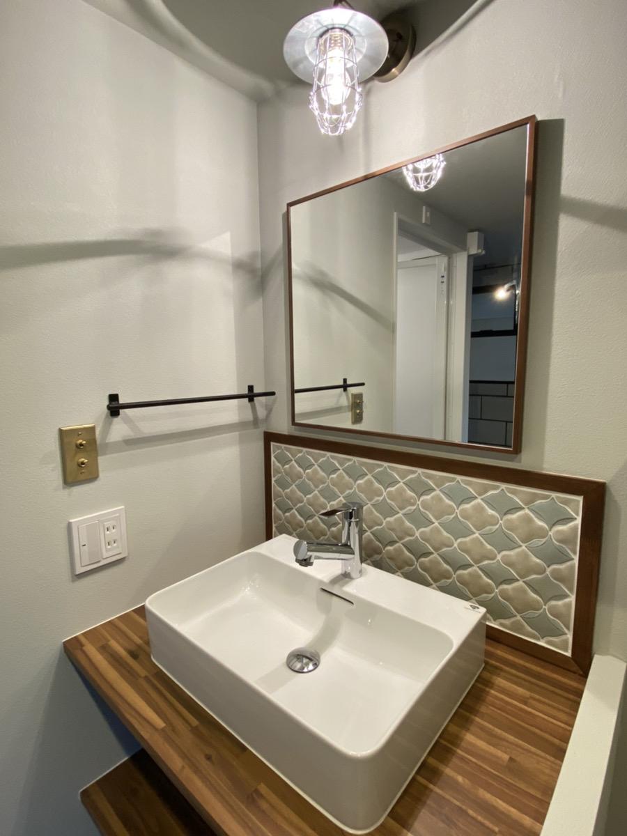 「BLUE　BEE　BAKEを我が家に」のお風呂・洗面所・トイレ