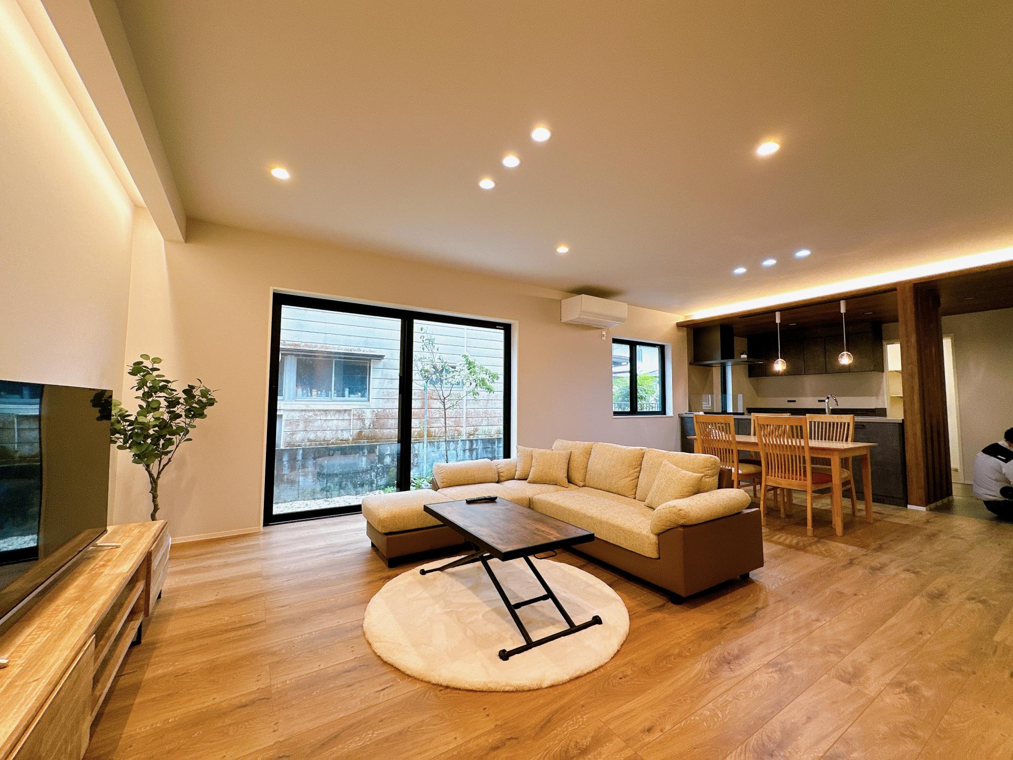 「高知市I様邸」のリビングダイニング