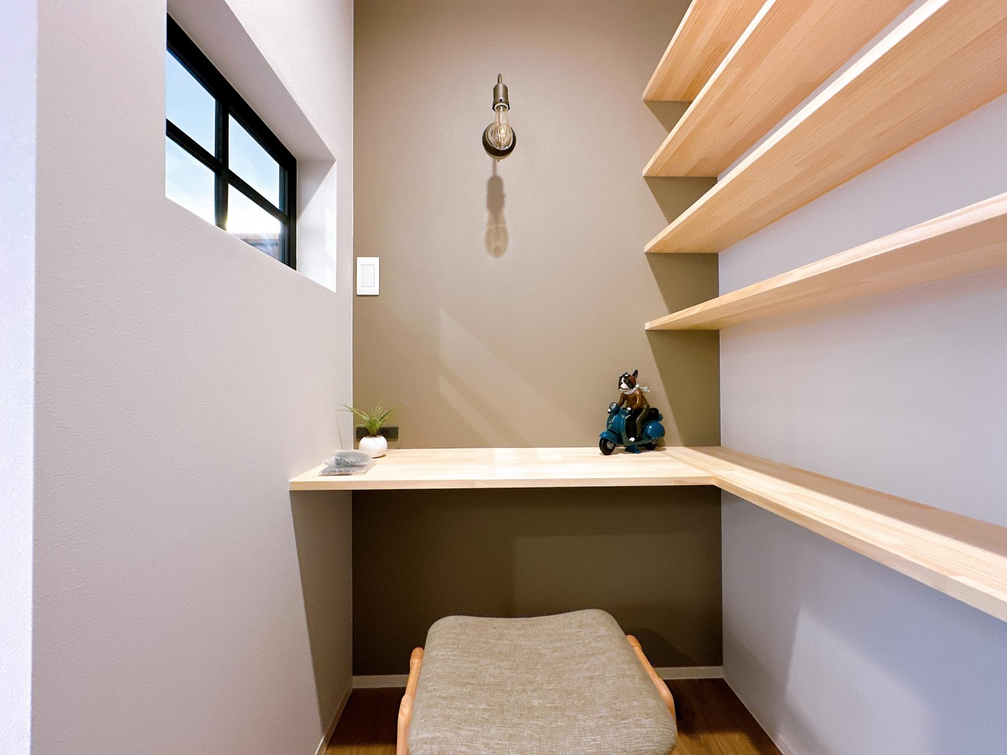 「高知市I様邸」の書斎