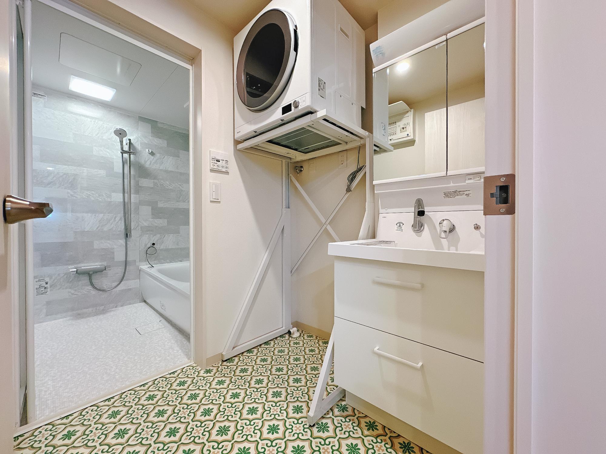 「高知市B様邸」のお風呂・洗面所