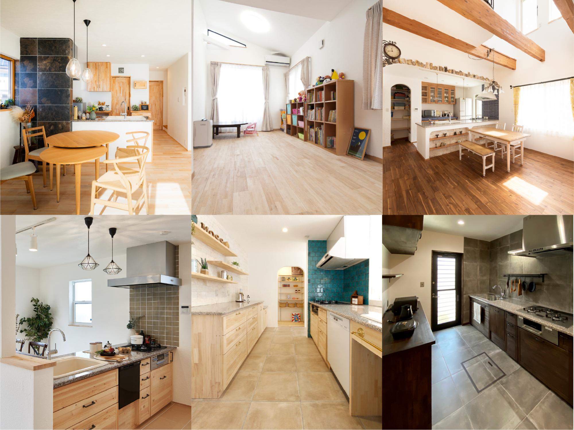 【家族の健康を守る】
私たちがリフォームで一番に重きを置いているのが「お客様の健康」です。 人体に害の出る可能性がある化学建材や化学接着剤などを排除した快適な住まいづくりを実践しています。
また、断熱性や耐震性も合わせてご提案いたします。

【五感で楽しむ】
素足で生活すると足裏からやさしい「無垢材」や、ジメジメした日でも快適な空間に調湿してくれる「しっくい」は、自然素材だからこその良さが伝わります。 
自然素材を使ったデザインで快適な住まいをご提供します。